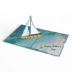 Happy Father's Day Sail 3D Pop-Up Card