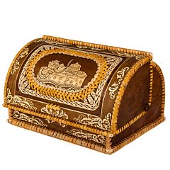 Natural Birch Bark Bread Box Magic Feast 