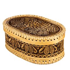 Cedar Cones Birch Bark Storage Box