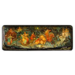 Troika Lacquer Miniature Handmade Jewelry Trinket Box