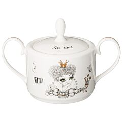 Alice in Wonderland Queen of Hearts Porcelain Sugar Bowl