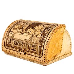 Cozy House Birch Bark Bread Box
