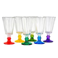 Vintage Style Shot Glasses Set of 6 Mix Color Lafitnik