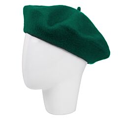 Forest Green Classic Wool Beret