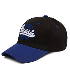 Russia Black and Blue Baseball Cap