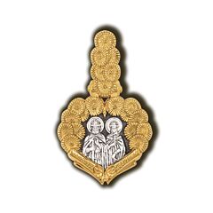 Saints Peter and Fevronia of Murom Icon Pendant