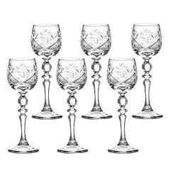 Crystal Sherry Glasses Set of 6