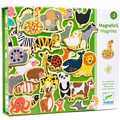 Zoo Wooden Magnets Set of 36