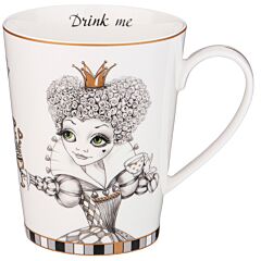 Alice in Wonderland Queen of Hearts Porcelain Mug