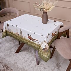 The Hunt Cotton Tablecloth