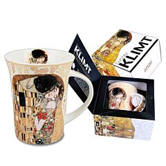 Porcelain Mug in Gift Box The Kiss Klimt 