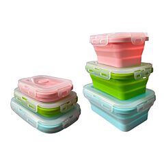 Silicone Food Storage Containers Set of 3