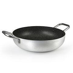 Italian Nonstick Deep Frying Pan with Two Handles - Flonal PROF PURA