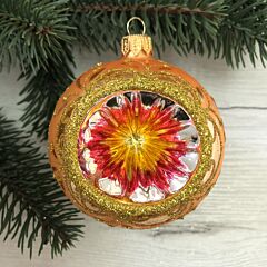 Vintage Retro Glass Christmas Tree Ornament