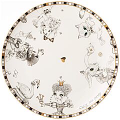 Alice in Wonderland Porcelain Dinner Plate
