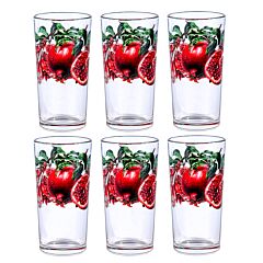 Pomegranate Glasses Set of 6