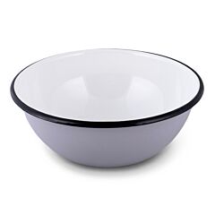 Ash Gray Vintage Enamel Bowl