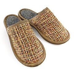 Tapestry Women's Wool Slippers. Felt