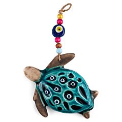 Sea ​​Turtle Handmade Vintage Ceramic Hanging Wall Decoration