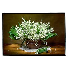 Lilies of the Valley Wooden Jewelry Trinket Box 