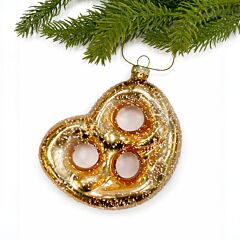 NYC Classic Pretzel Glass Christmas Tree Ornament