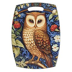 William Morris Owl Wooden Cutting and Serving Board