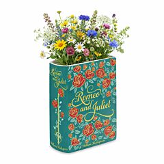 Ceramic Book Shaped Vase Romeo and Juliet