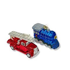 Toy Express Christmas Tree Ornament Set of 2