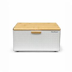 Bread Box with Opening Bamboo Top