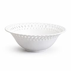 Ivory Lace Porcelain Serving Bowl