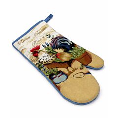 Rooster Cotton Oven Mitt 