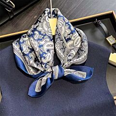 Silk Neckerchief Blue