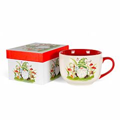 Gnome Porcelain Soup Mug in a Gift Box