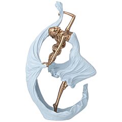 Dancer in Blue Silks Decorative Figurine