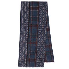 Pavlovo Posad Wool Scarf for Men Geometry