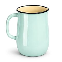Turquoise Vintage Enamel Jug Pitcher