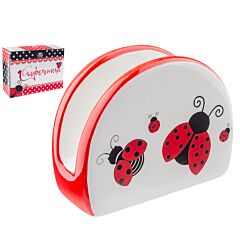 Ladybug Ceramic Napkin Holder