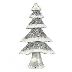 14.96" Silver Tree Christmas Decoration