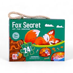 The Secret of the Fox 24pcs. Jigsaw Puzzle for Kids