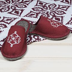 Oriental Women's Closed Toe Wool Slippers