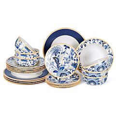 Melodie de Fleurs Porcelain Dinnerware Set of 24 - Service for 6