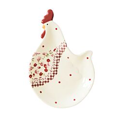Easter Chicken-Shaped Ceramic Serving Dish
