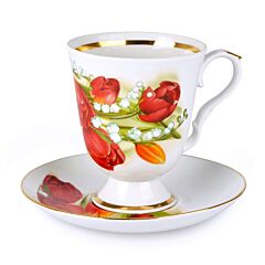 Tender May Mug and Saucer