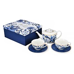 Melodie de Fleurs Porcelain Tea Set of 5 pcs for 2 pers. in Gift Box