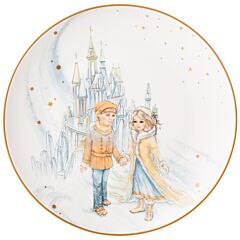The Snow Queen Kai and Gerda Porcelain Dessert Plate