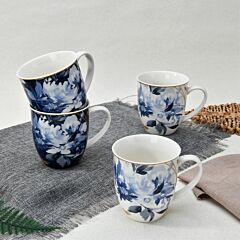 Mizuki Large Porcelain Mug 13.5 fl. oz. - Set of 4 in Gift Box
