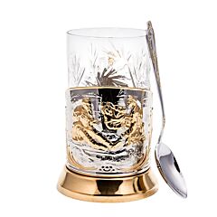 Hunters at Rest Drinking Tea Glass Holder