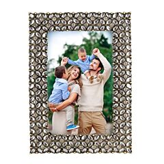 Silver Rhinestone Wedding Picture Frame 