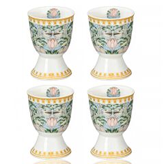Morris Garden Porcelain Egg Cup Set of 4