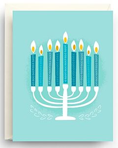 Hanukkah Cards- Menorah Holiday Cards